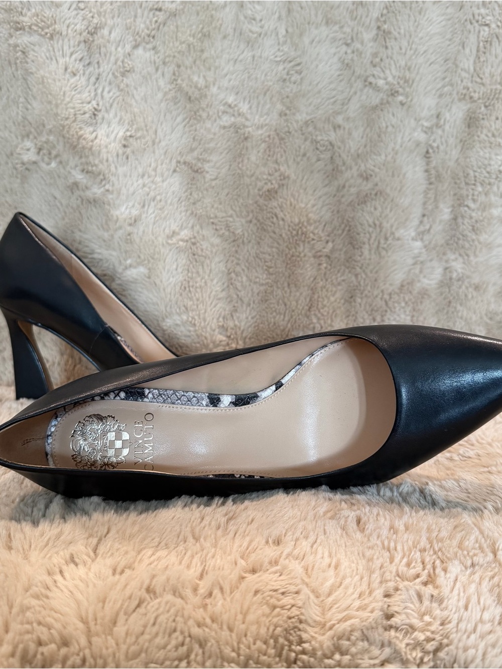 Vince Camuto Thanley Pointed Toe Pump Black Sz11 - Picture 12 of 13